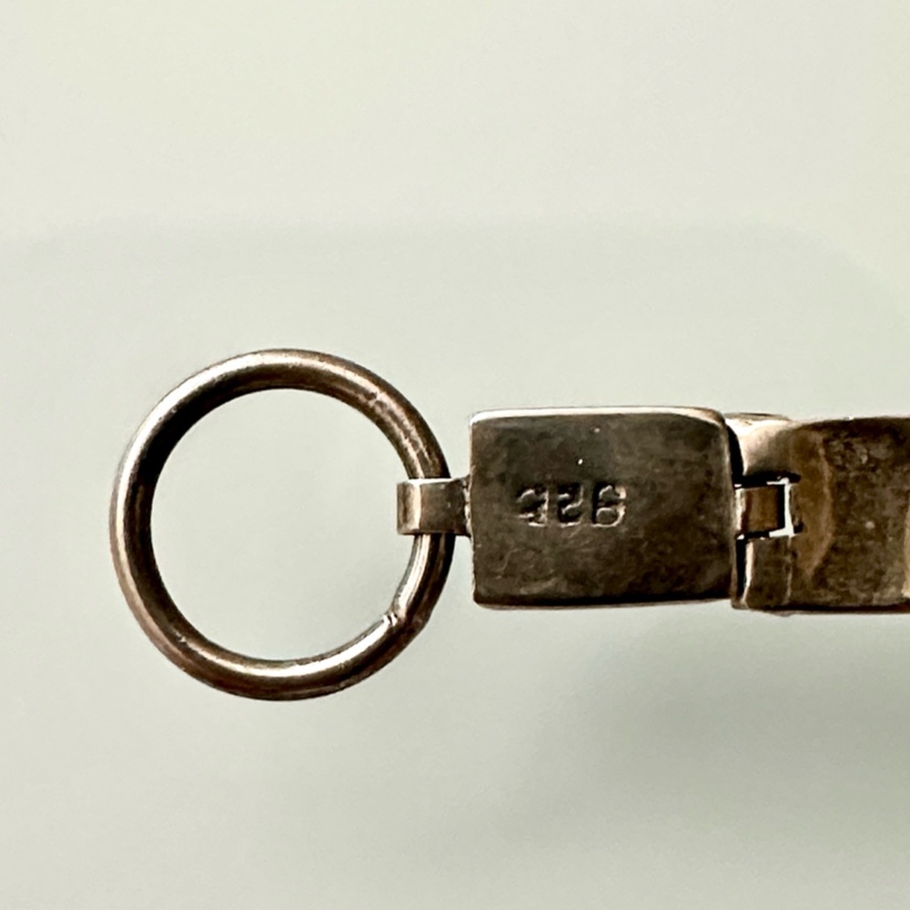 Multicolor Stone Link Bracelet - Silver - image 7